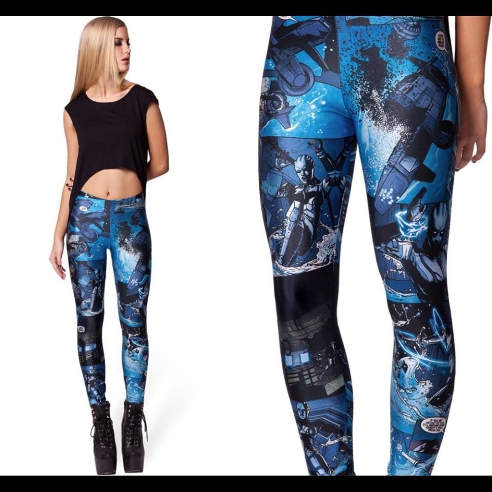 BlackMilk Bioware Mass Effect Liara Leggings